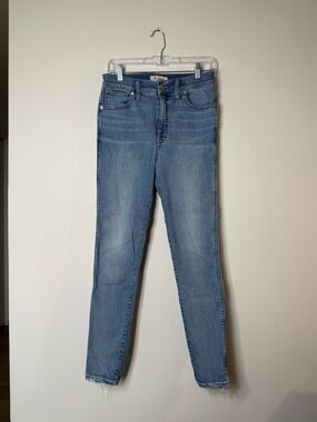 Light Blue Madewell 10” High Rise Women’s Skinny Jeans